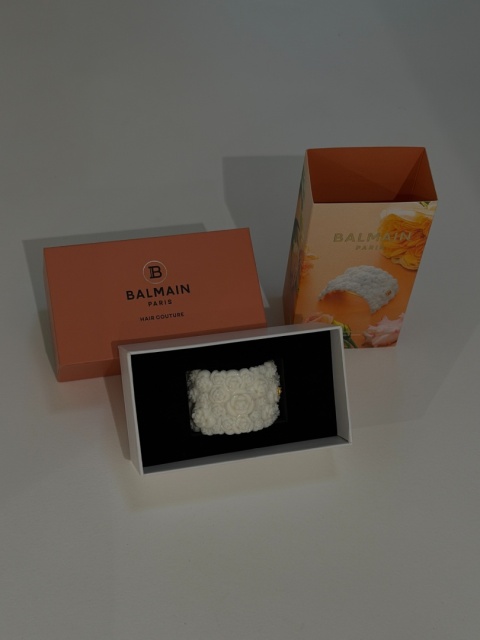 Balmain Hair Printemps kwiatowy klips do kucyka